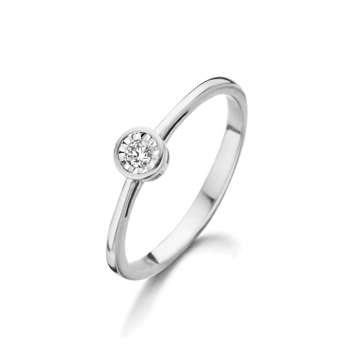 Beheyt – Bague – Or Blanc & Diamant