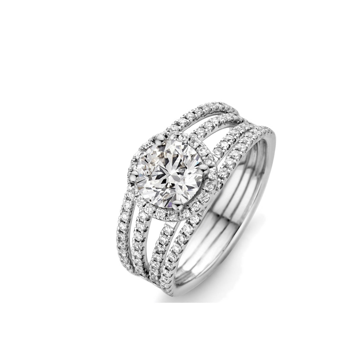 Beheyt – Bague – Or Blanc & Diamants