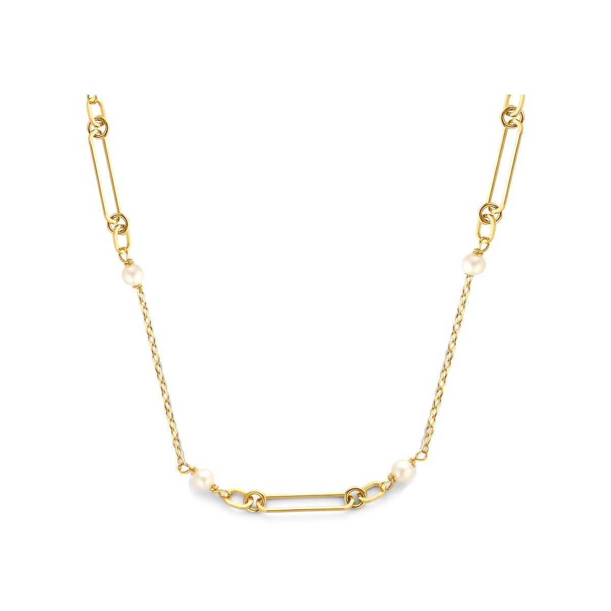 Beheyt – Collier – Or Jaune & Perles
