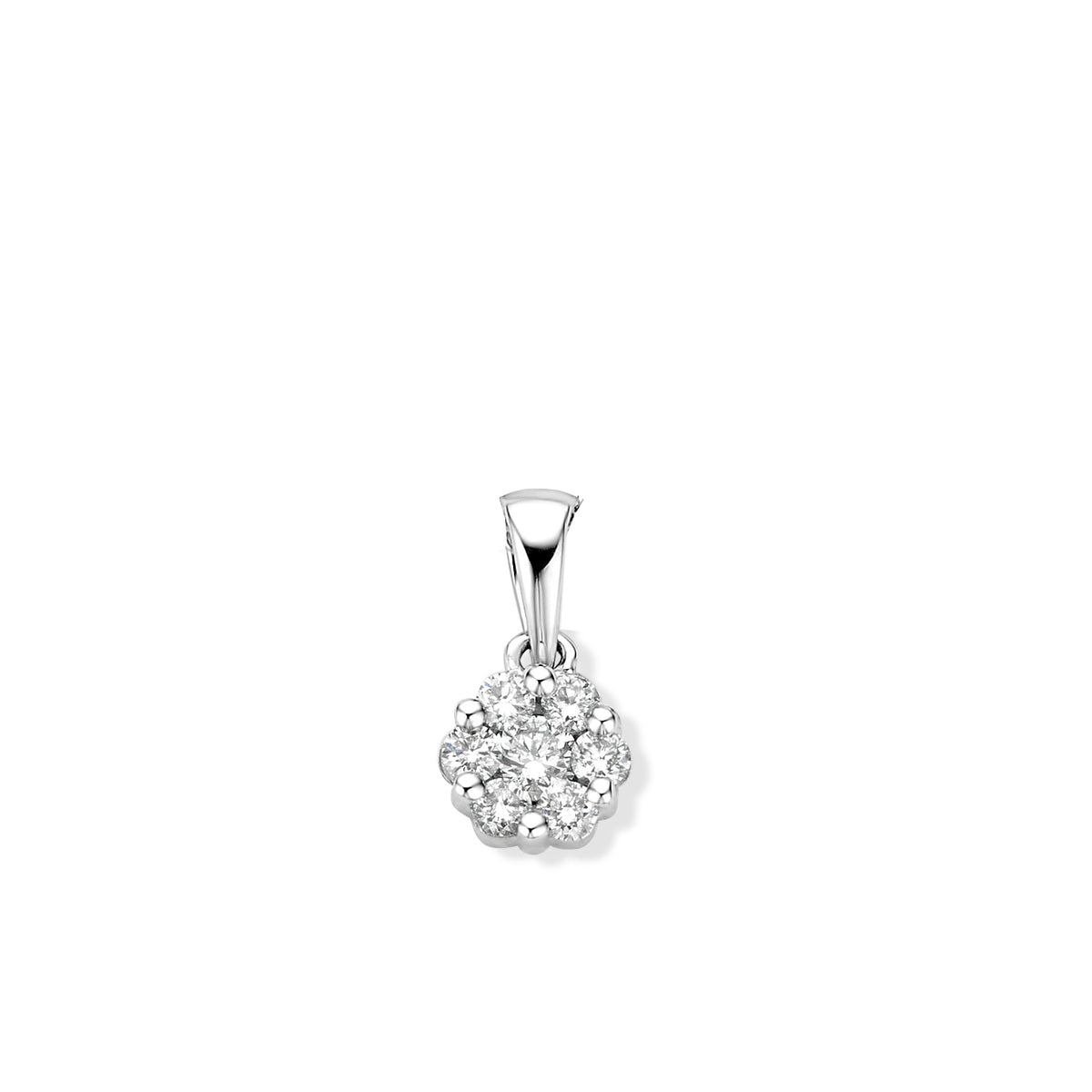 Beheyt – Pendentif – Or Blanc & Diamants