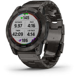 Garmin – Fénix 7X Saphir Solar Carbon – vue 2
