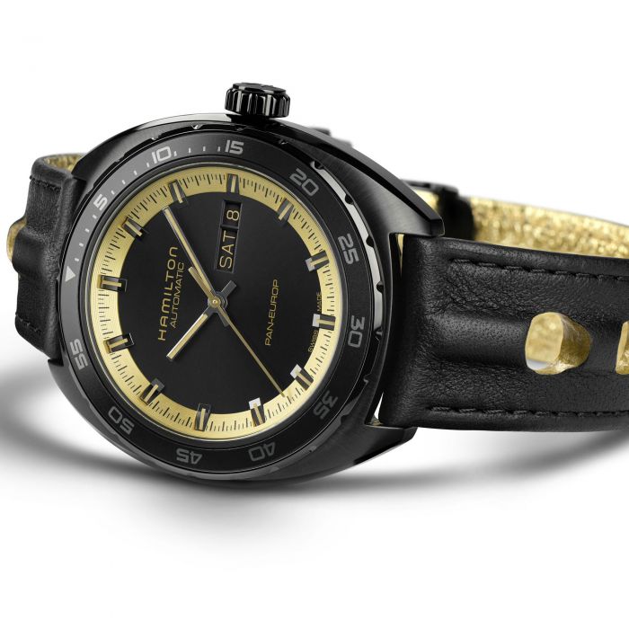 Hamilton – American Classic – Pan Europ Day Date Auto – vue 3