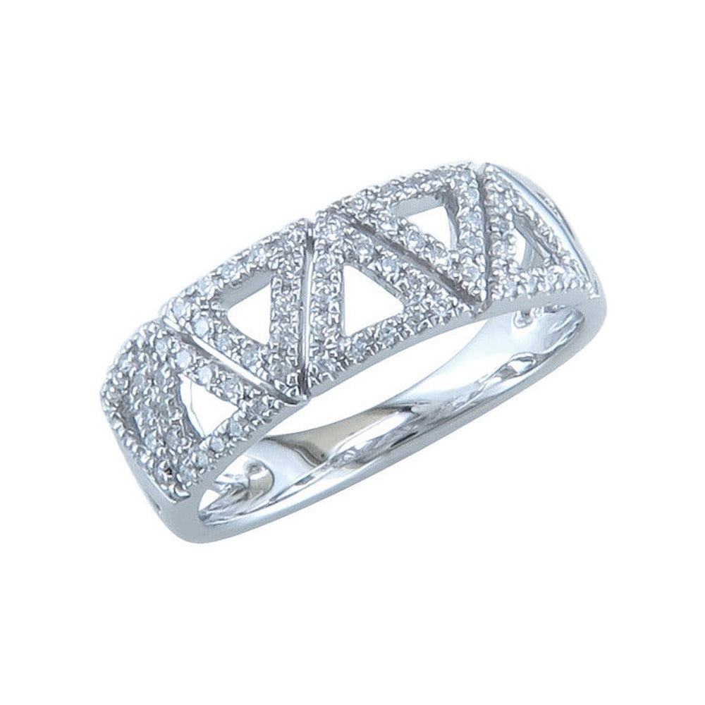 J&A 1970 – Bague – Or Blanc & Diamants