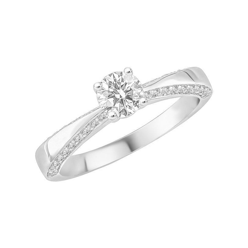J&A 1970 – Bague – Or Blanc & Diamants