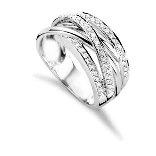 J&A 1970 – Bague – Or Blanc & Diamants