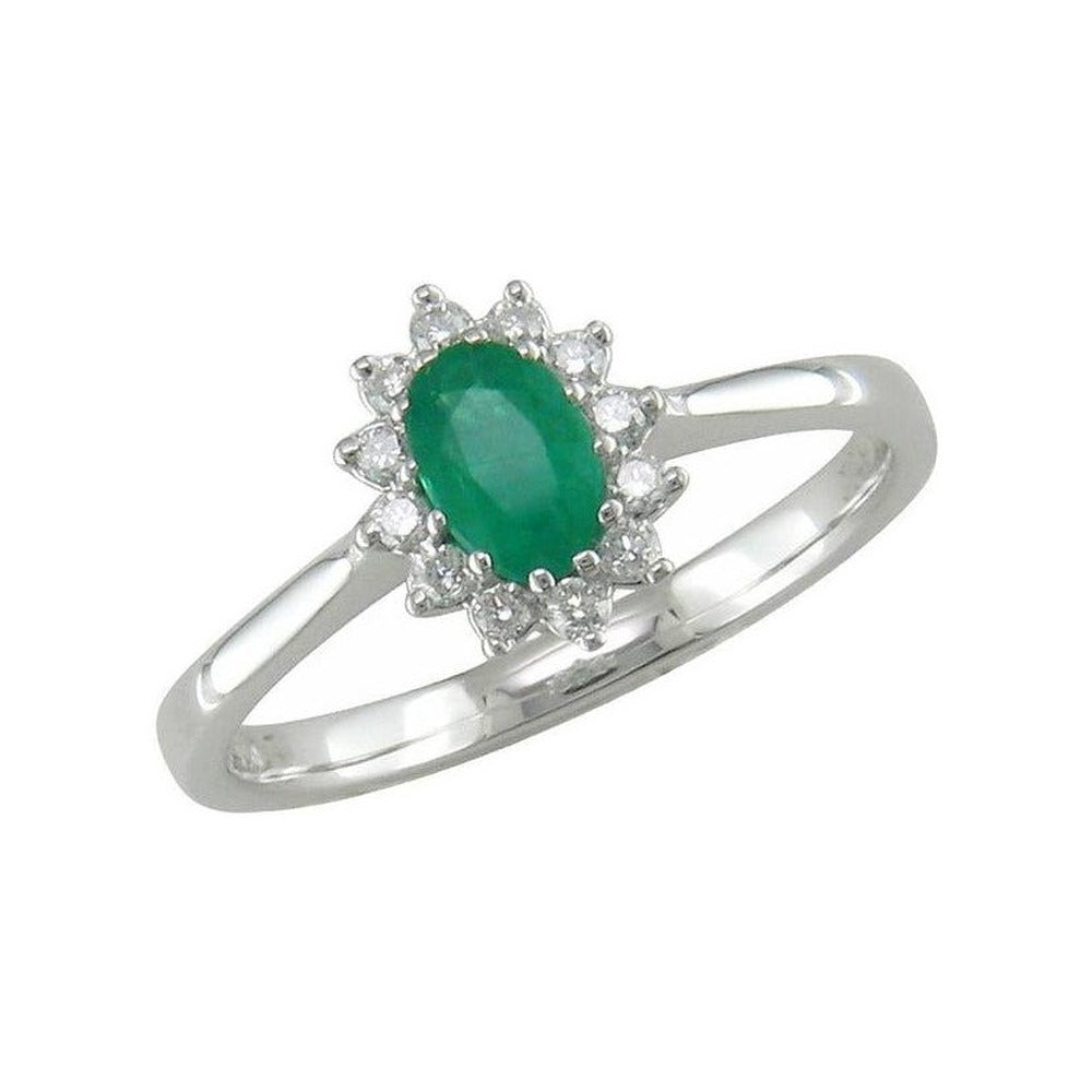 J&A 1970 – Bague – Panier Émeraude