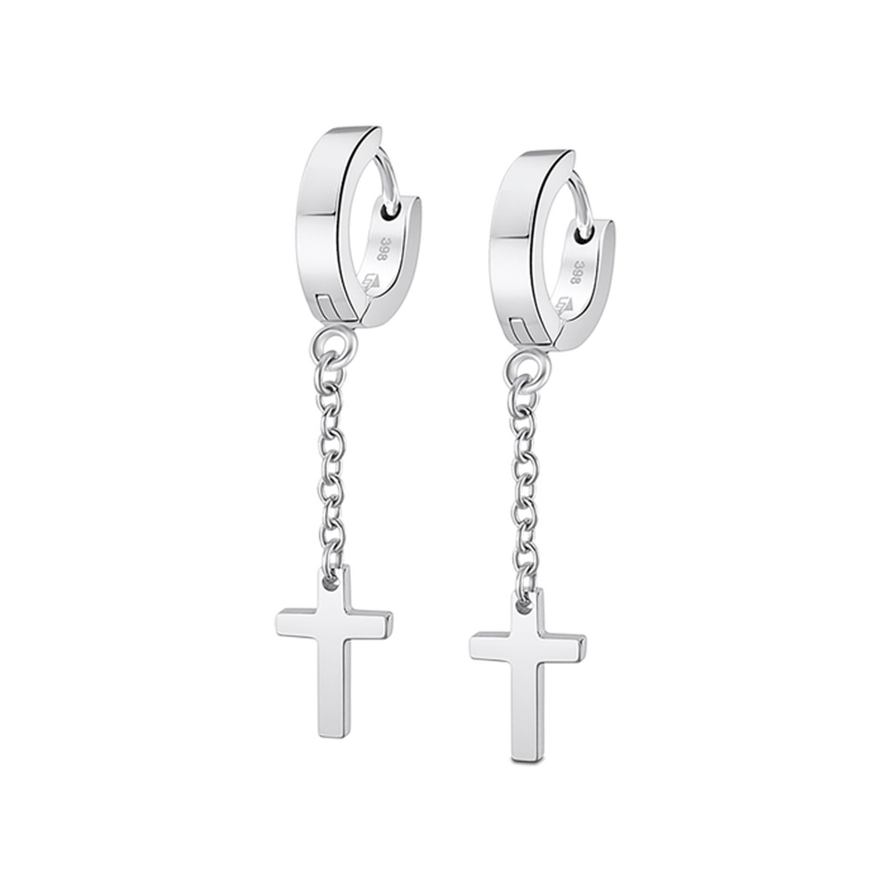 Lotus – Boucles D'oreilles Acier