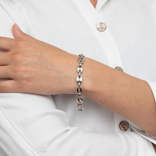 Lotus - Bracelet Acier