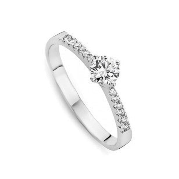 Pigou – Bague – Or Blanc & Diamants