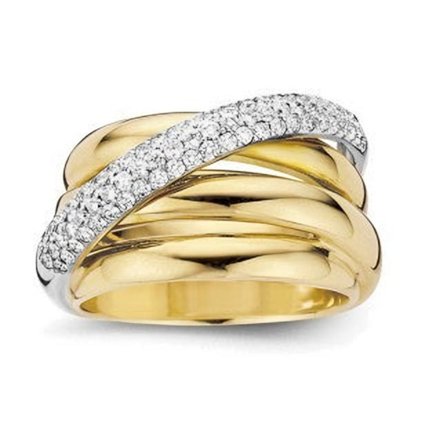 Pigou – Bague – Or Jaune & Diamants