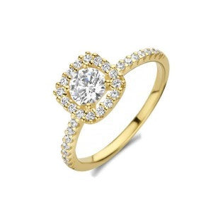 Pigou – Bague – Or Jaune & Zirconium